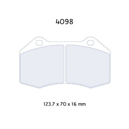 Carbone Lorraine RC5 brake pads - Fiat 500 Abarth Brembo VA (all)