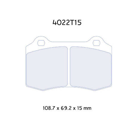 Carbone Lorraine RC5 brake pads - Lancia Delta 2,0 Evo 4x4 Turbo 16V (91-94)