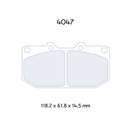 Carbone Lorraine RC5 brake pads - Nissan 200SX 2,0 Turbo S14 16V (93-01)