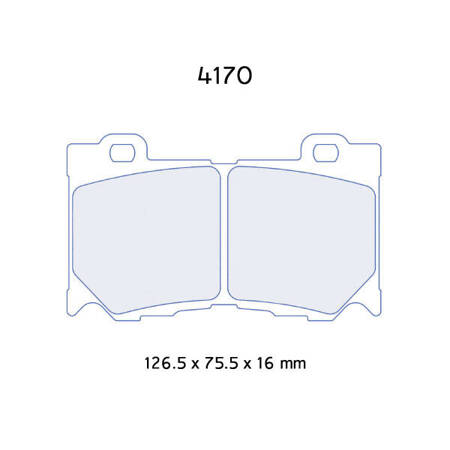 Carbone Lorraine RC5 brake pads - Nissan 370Z (09-11)