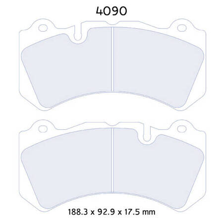 Carbone Lorraine RC5 brake pads - Nissan GT-R R35 (all)