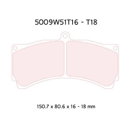 Carbone Lorraine RC5 brake pads - Peugeot RCZ Cup (10-)