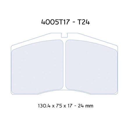 Carbone Lorraine RC5 brake pads - Porsche 911 3,3 Turbo (91-93)