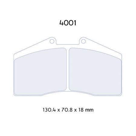 Carbone Lorraine RC5 brake pads - Porsche 928 5,0 S Serie 4 GT 32V (86-92)