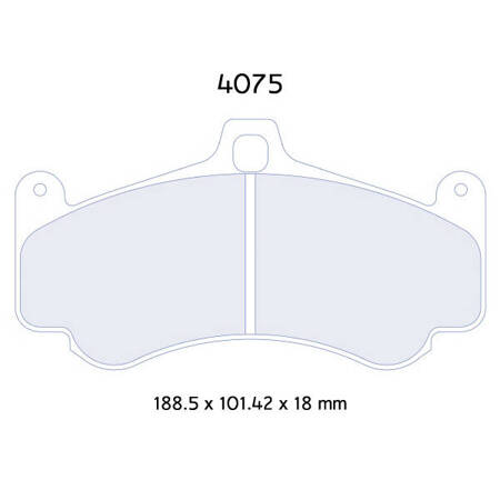 Carbone Lorraine RC5 brake pads - Porsche 996 3,6 GT3/ GT3 Cup/ 996 GT2 (02-)