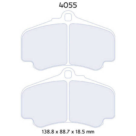 Carbone Lorraine RC5 brake pads - Porsche 997 3,8 Carrera S/ 4S (04-09)