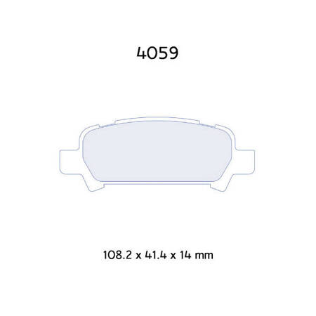 Carbone Lorraine RC5 brake pads - Subaru Impreza 1,6 16V/ 2,0i 4x4 16V (98-)