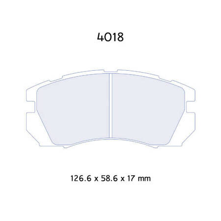 Carbone Lorraine RC5 brake pads - Subaru Impreza Turbo (94-96)