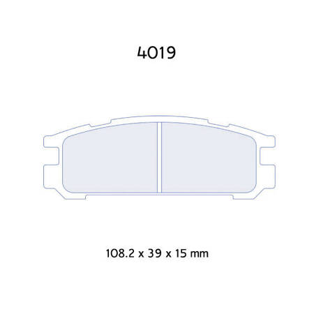 Carbone Lorraine RC5 brake pads - Subaru Impreza Turbo (94-96)