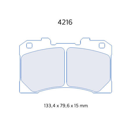 Carbone Lorraine RC5 brake pads - Toyota Yaris GR