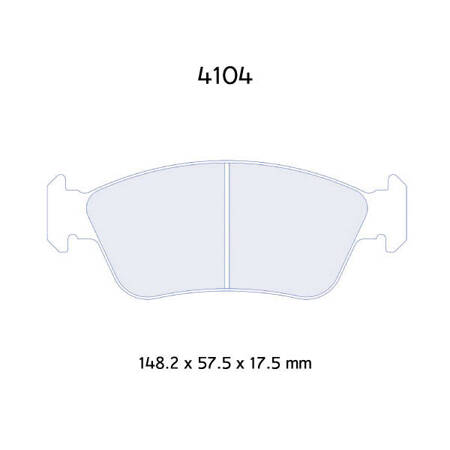 Carbone Lorraine RC6 brake pads - BMW E36 316-328i inkl. Compact (94-00)