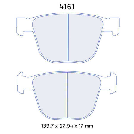 Carbone Lorraine RC6 brake pads - BMW E82 M Coupe (all)