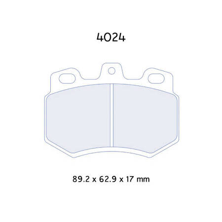 Carbone Lorraine RC6 brake pads - Citroen AX 1,4 GTI Lucas Sattel (91-97)