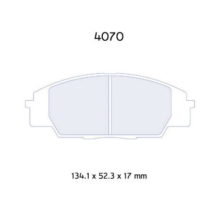 Carbone Lorraine RC6 brake pads - Honda Civic Type R EP3 2,0 (01-06)