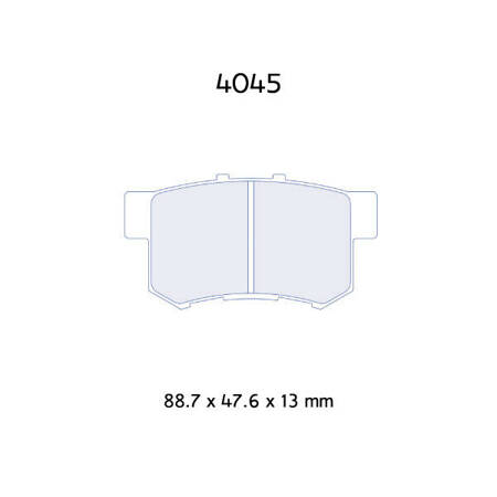 Carbone Lorraine RC6 brake pads - Honda S2000 (99-10)