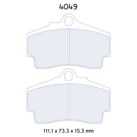 Carbone Lorraine RC6 brake pads - Porsche 911 3,4 Carrera (98-)