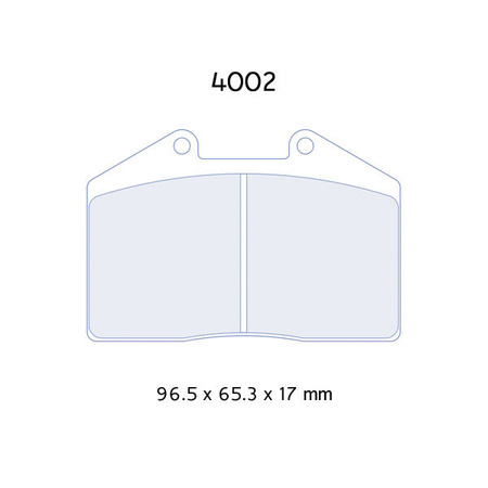 Carbone Lorraine RC6 brake pads - Porsche 968 3,0 (91-95)