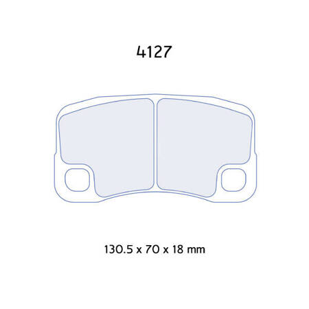 Carbone Lorraine RC6 brake pads - Porsche 997 3,8 GT3/ GT3 RS/ Turbo  (06-)