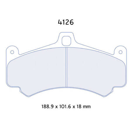 Carbone Lorraine RC6 brake pads - Porsche 997 GT2 (all)