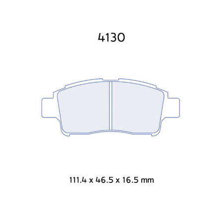 Carbone Lorraine RC6 brake pads - Toyota Yaris 1,0/ 1,3 16V (99-05)