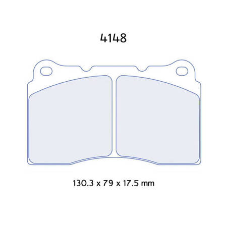 Carbone Lorraine RC8 brake pads - Audi TT RS (all)