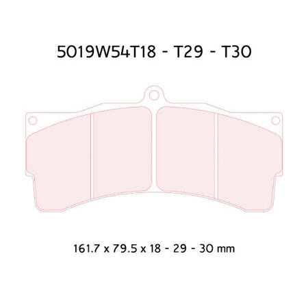 Carbone Lorraine RC8 brake pads - BMW Z4 GT3 (13-)