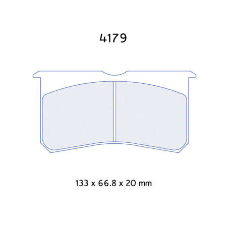 Carbone Lorraine RC8 brake pads - Ford Fiesta R2 (09-)