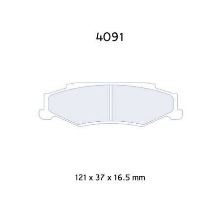 Carbone Lorraine RC8 brake pads - Honda Integra Type-R DC05 (02-)