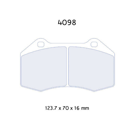 Carbone Lorraine RC8 brake pads - Renault Clio MK4 Cup (13-)