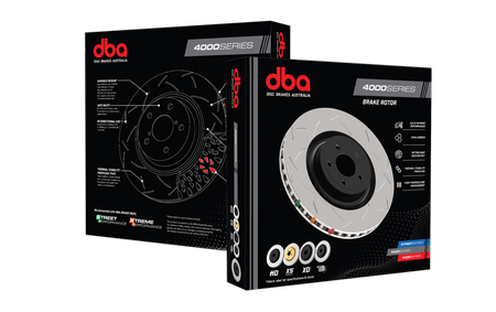 DBA 4000 series front brake disc set - T3 - DBA4654S-10 + DBA Brake Pads Xtreme Performance ECE R90 certified brake pads (Hawk HB453x.585) + HEL braided brake lines Subaru BRZ Forester Impreza RB320 WRX STi TOYOTA GT86