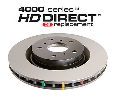 DBA disc brake 4000 series - plain rear - DBA42519 HONDA Accord CU1 CU3 CW3 Civic 8th Gen FD2