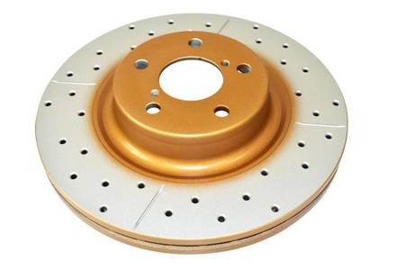 DBA disc brake Street Series - X-GOLD front - DBA650X SUBARU BRZ Forester SG5 Impreza GB270 Legacy BE5 BG5 BH5 BLD BPD BRD Outback XV TOYOTA GT86