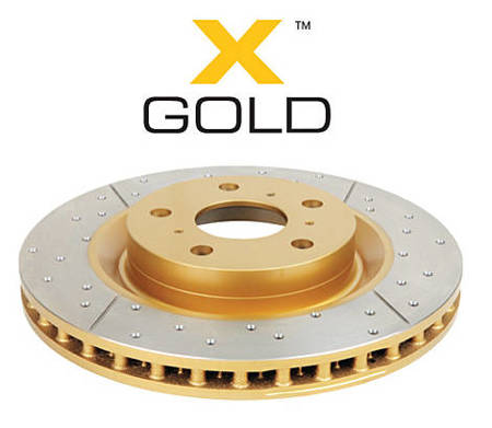 DBA disc brake Street Series - X-GOLD rear - DBA093X LAND ROVER Discovery 2