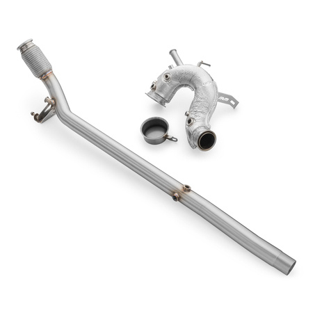 Downpipe+DPF OFF kit for Volkswagen Top VIII + heat shield RM Motors