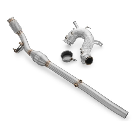 Downpipe+DPF OFF kit for Volkswagen Top VIII + heat shield RM Motors