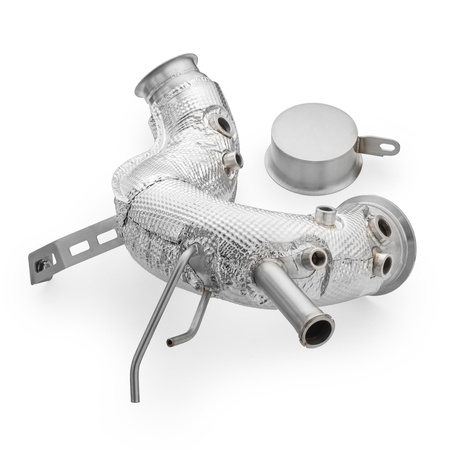 Downpipe+DPF OFF kit for Volkswagen Top VIII + heat shield RM Motors