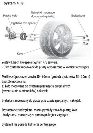 Eibach Pro-Spacer Wheel Spacers Daihatsu Trevis 06.06-