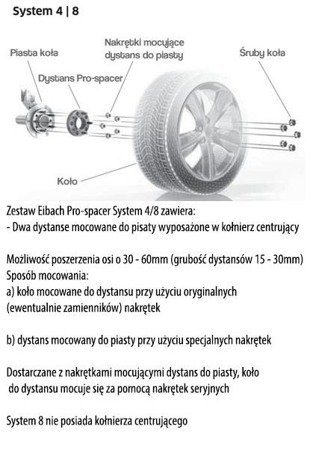 Eibach Pro-Spacer Wheel Spacers Mazda 323 C V (BA) 08.94-09.00