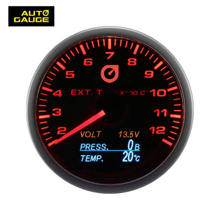 Exhaust gas temperature indicator EGT Auto Gauge 4 IN 1 60mm