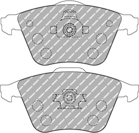 Ferodo Racing DS1.11 brake pad front FCP1706W FORD Focus II DA MAZDA 3 BL SAAB 9-3 Convertible Estate 9-3X VOLVO C30 C70 Convertible S40 MS V50 MW 