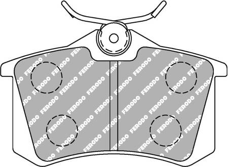 Ferodo Racing DS1.11 brake pad rear FCP1491W AUDI A1 A2 A3 A4 A6 A8 S8 TT CITROEN C3 Picasso DS3 PEUGEOT 207 208 PORSCHE Panamera RENAULT Clio Megane Scenic SEAT EXEO Ibiza Leon SKODA Fabia Octavia Superb VOLKSWAGEN BORA Golf PASSAT Polo SCIROCCO,