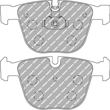 Ferodo Racing DS1.11 brake pad rear FCP1672W BMW 1 E82 3 E92 5 E60 E61 Saloon 6 E63 Convertible E64 7 E65 E66 E67 X5 E70 F15,F85 