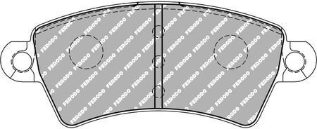 Ferodo Racing DS2500 brake pad front FCP1370H CITROEN Xsara PEUGEOT 206 306