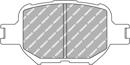 Ferodo Racing DS2500 brake pad front FCP1528H TOYOTA Celica CELICA ZZT23 Corolla Verso Verso