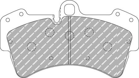 Ferodo Racing DS2500 brake pad front FCP1626H AUDI Q7 Q7 4L PORSCHE CAYENNE 955 7LA/7L6/7L7 