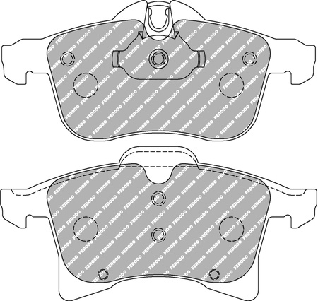 Ferodo Racing DS2500 brake pad front FCP1640H HOLDEN COMBO Box XC OPEL ADAM ASTRA H Estate GTC Saloon TwinTop CORSA C D E MERIVA B ZAFIRA B Van VAUXHALL Mk V H Hatchback Sport Hatch H ASTRAVAN IV G II C F25 TOUR