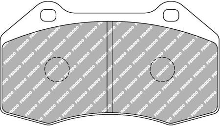 Ferodo Racing DS2500 brake pad front FCP1667H ABARTH 500 / 595 695 312 500C 595C 695C GRANDE PUNTO 199 Punto EVO 199 ALFA ROMEO 4C 960 MiTo 955 OPEL ADAM CORSA D E X15 RENAULT Clio III Megane Megane II RENAULT-ALPINE A110 II