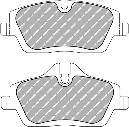 Ferodo Racing DS2500 brake pad front FCP1747H BMW 1 E81 E87 2 Active Tourer F45 Gran F46 i3 I01 MINI F55 F56 R55 R56 R57 CLUBMAN F54 CLUBVAN Convertible F57 R58 Roadster R59,