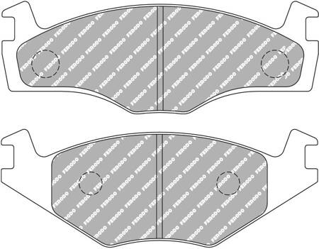 Ferodo Racing DS2500 brake pad front FCP392H SEAT Cordoba I Ibiza II VOLKSWAGEN Golf 1 2 4 Jetta PASSAT Polo Santana Scirocco Scirocco