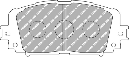 Ferodo Racing DS2500 brake pad front FCP4081H TOYOTA YARIS